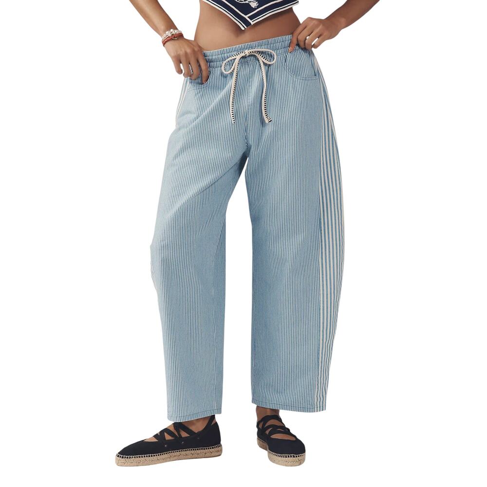 ASKK NY Cancun Pant in Blue Stripe XS - Picture 3 of 13